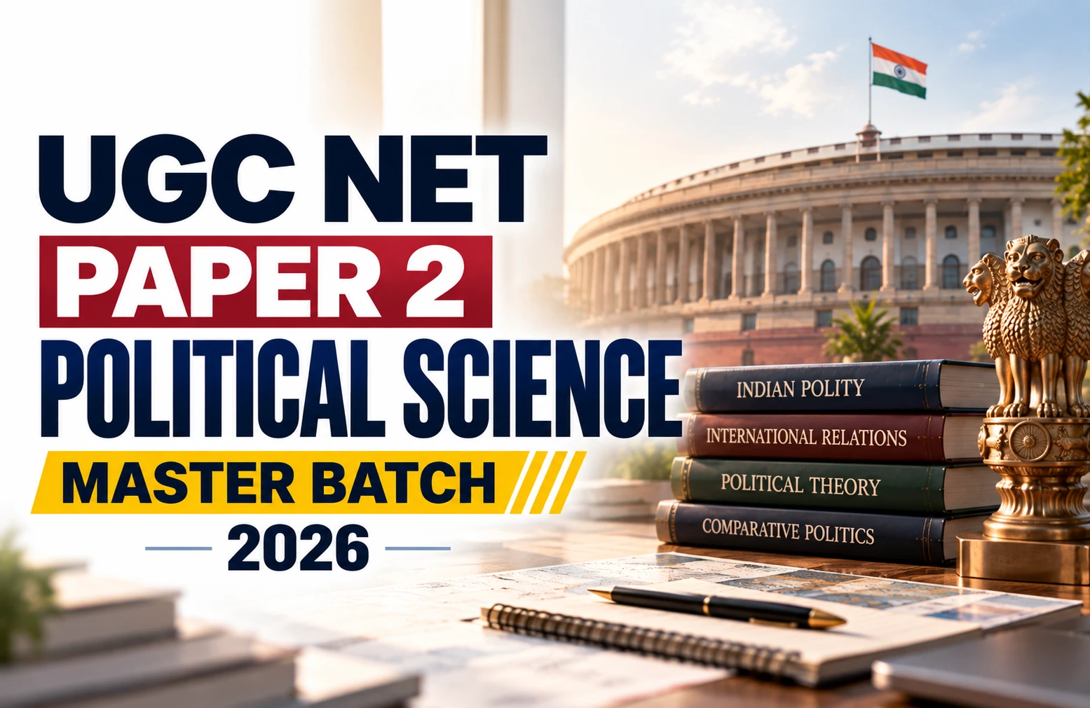 UGC NET Paper 2 Political Science (Master Batch 2026)